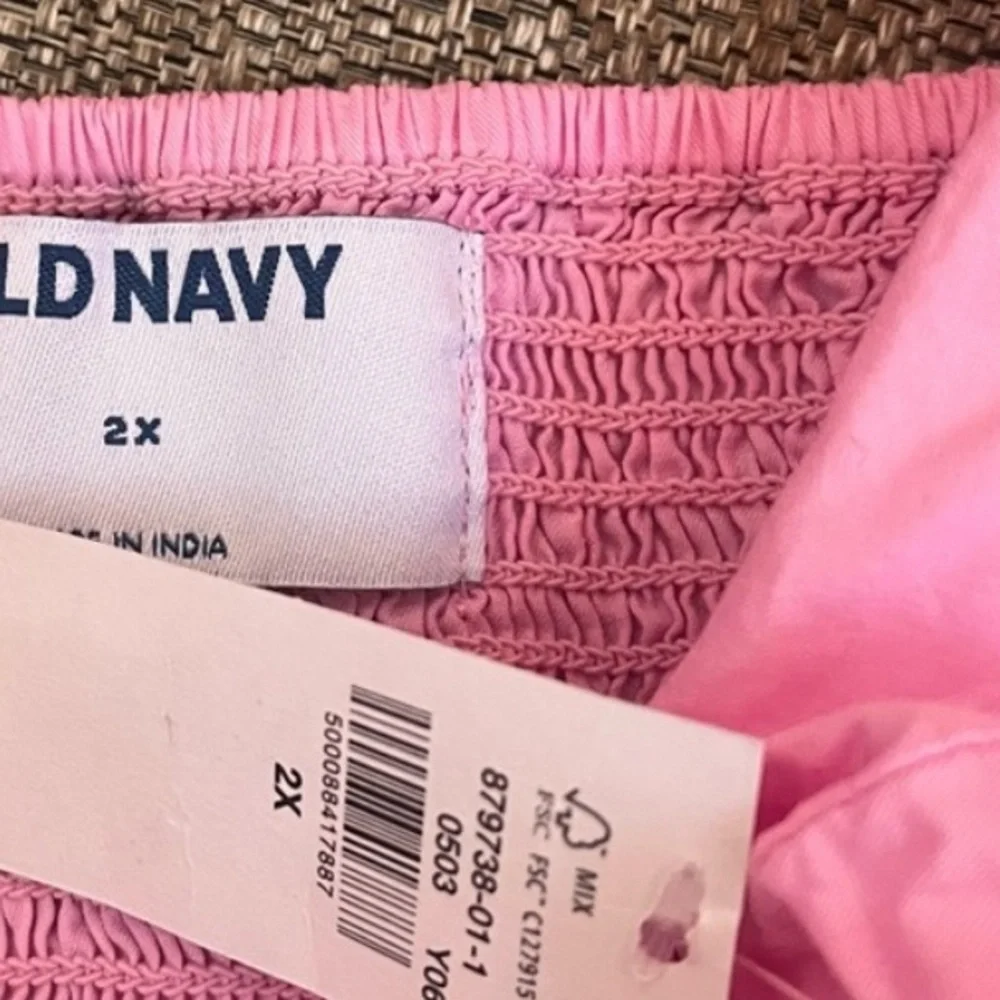 ❣️🆕Old Navy May All Day Pink Puff Sleeve Babydoll Top❣️